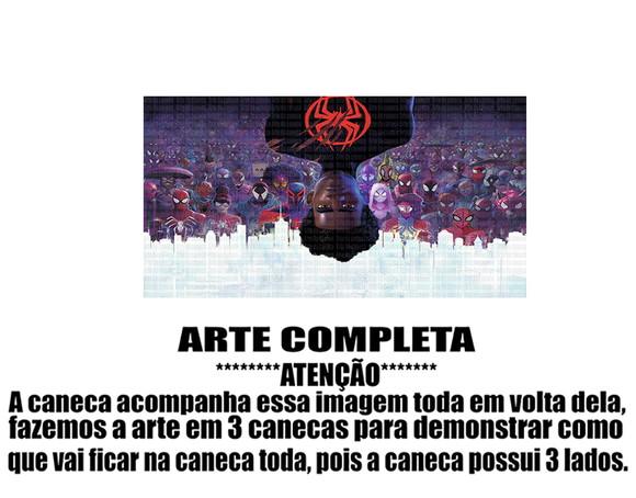 Caneca Polímero Homem Aranha Através do Aranhaverso