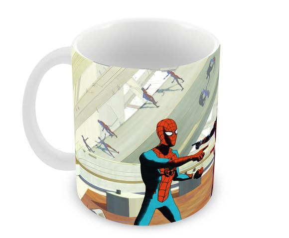 Caneca Polímero Homem Aranha Através do Aranhaverso