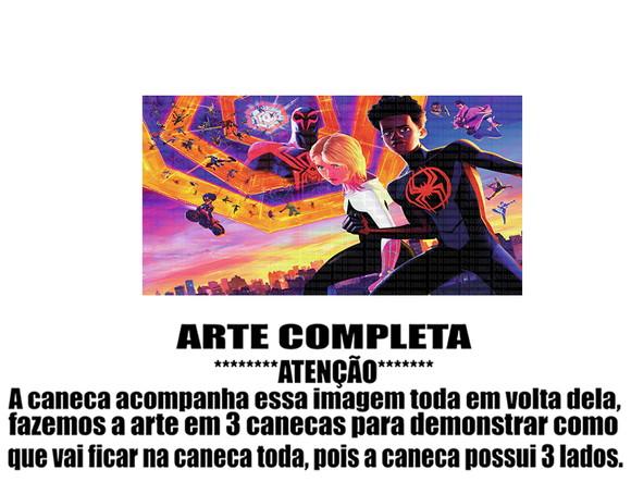 Caneca Polímero Homem Aranha Através do Aranhaverso