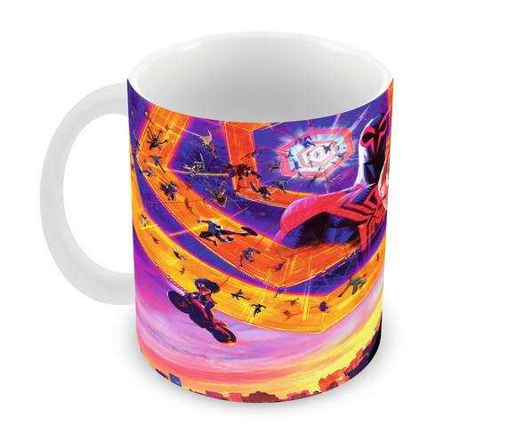 Caneca Polímero Homem Aranha Através do Aranhaverso