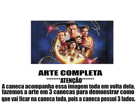 Caneca Polímero Homem Aranha Personalizada
