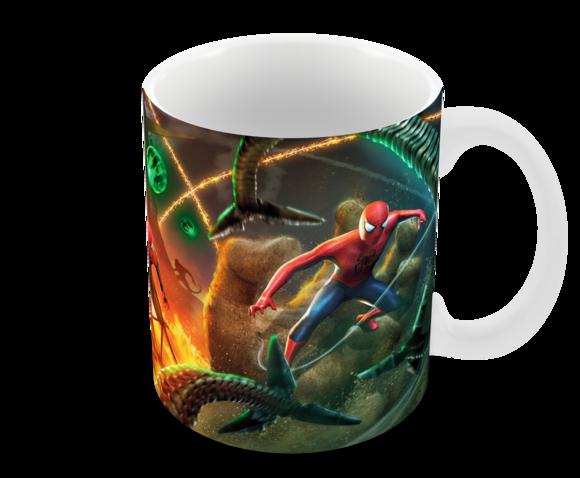 Caneca Polímero Homem Aranha Personalizada