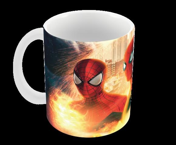 Caneca Polímero Homem Aranha Personalizada