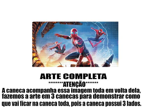 Caneca Polímero Homem Aranha Personalizada