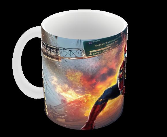 Caneca Polímero Homem Aranha Personalizada