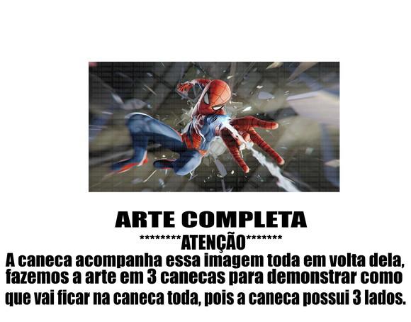 Caneca Polímero Homem Aranha Personalizada
