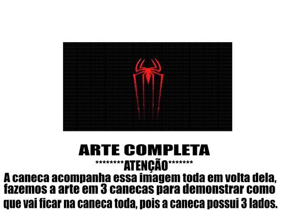 Caneca Polímero Homem Aranha Spider Man Personalizada