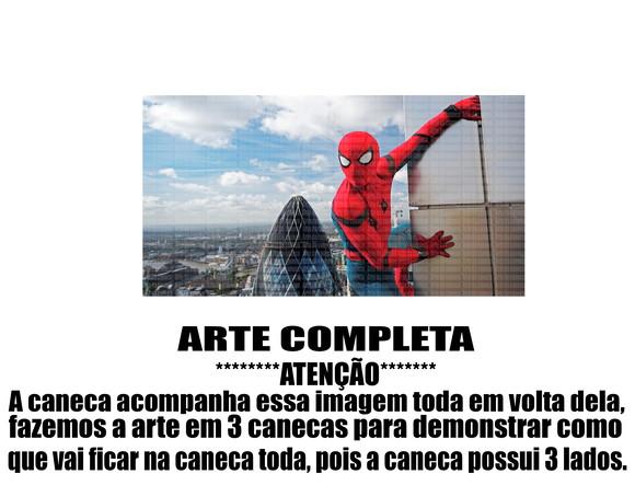 Caneca Polímero Homem Aranha Spider Man Personalizada