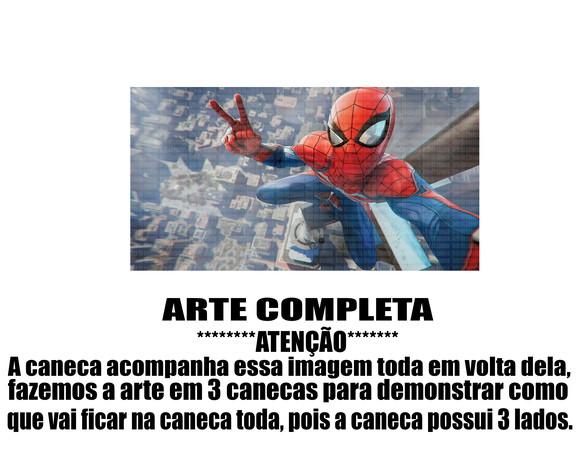 Caneca Polímero Homem Aranha Spider Man Personalizada