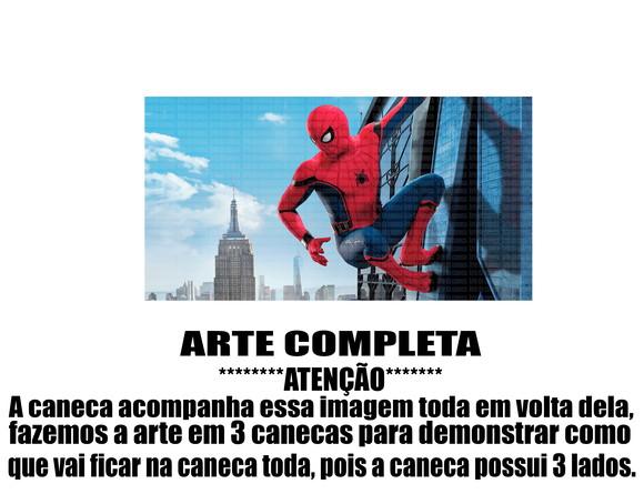 Caneca Polímero Homem Aranha Spider Man Personalizada