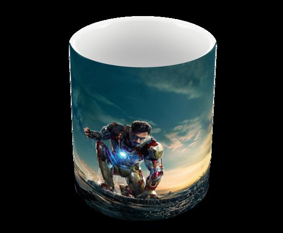 Caneca Polímero Homem de Ferro Personalizada