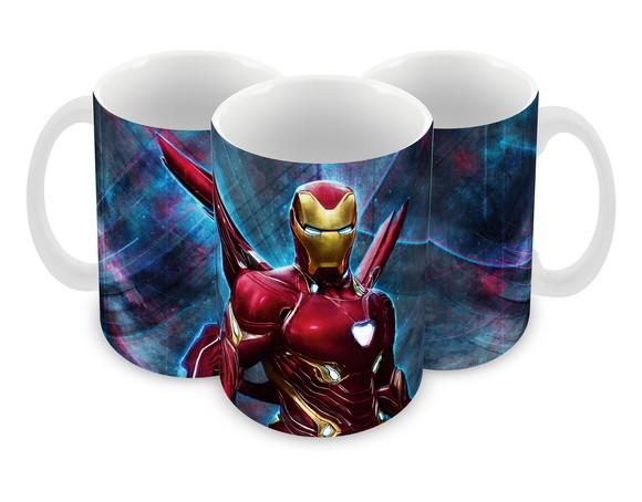 Caneca Polímero Homem de Ferro Personalizada