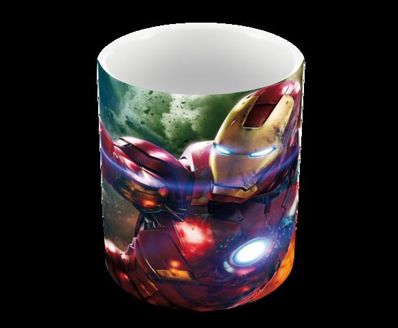 Caneca Polímero Homem de Ferro Personalizada