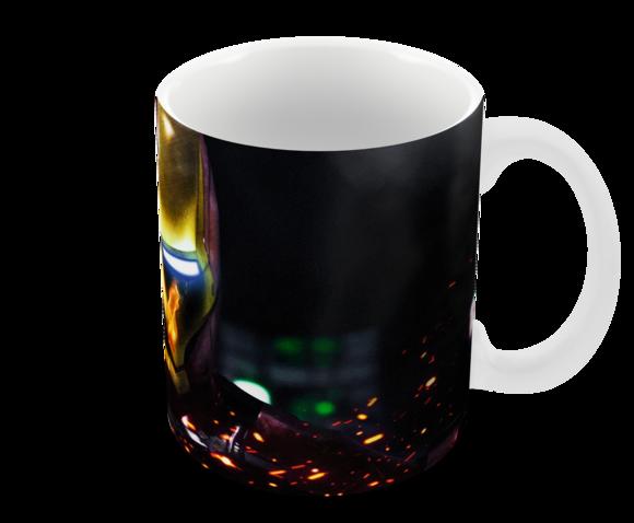 Caneca Polímero Homem de Ferro Personalizada