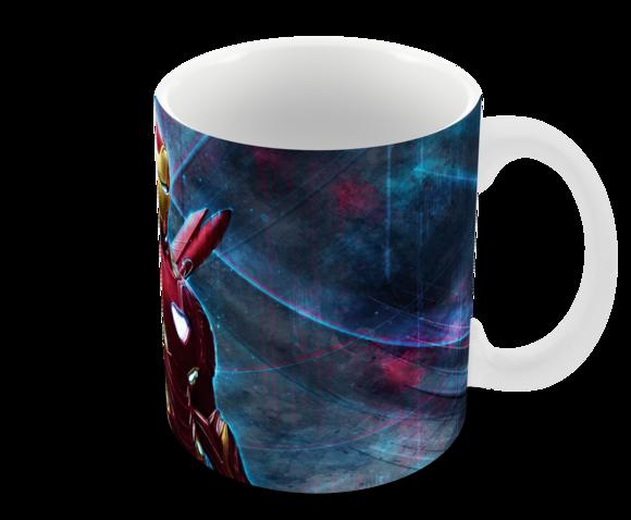 Caneca Polímero Homem de Ferro Personalizada