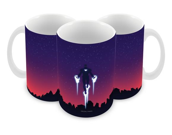Caneca Polímero Homem de Ferro Personalizada