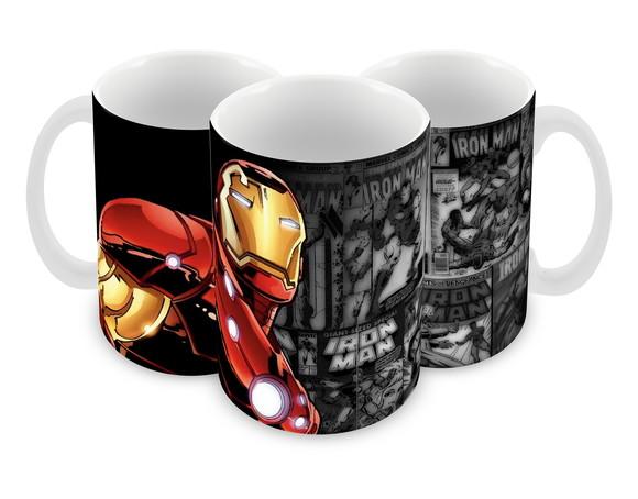 Caneca Polímero Homem de Ferro Personalizada