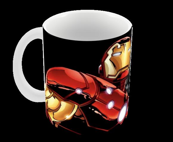 Caneca Polímero Homem de Ferro Personalizada