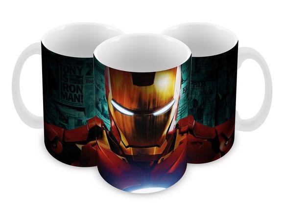 Caneca Polímero Homem de Ferro Personalizada