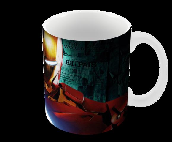 Caneca Polímero Homem de Ferro Personalizada