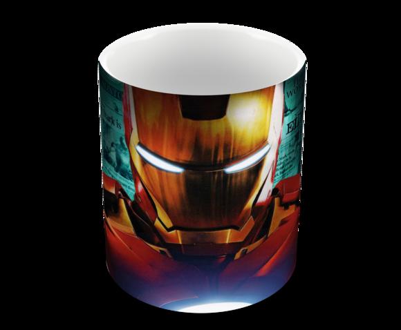 Caneca Polímero Homem de Ferro Personalizada