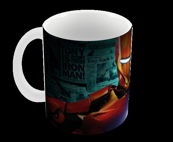 Caneca Polímero Homem de Ferro Personalizada