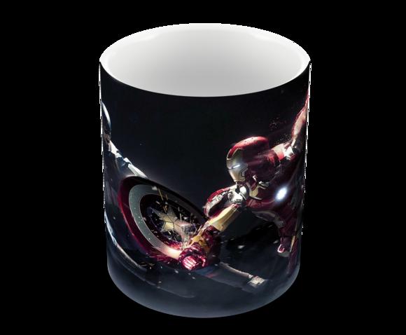 Caneca Polímero Homem de Ferro Personalizada