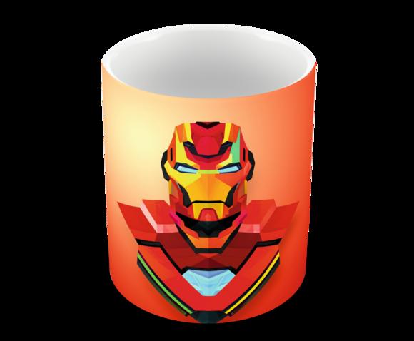 Caneca Polímero Homem de Ferro Personalizada