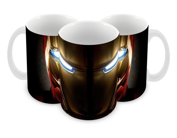 Caneca Polímero Homem de Ferro Personalizada