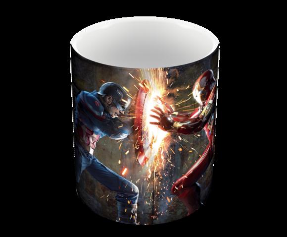 Caneca Polímero Homem de Ferro Personalizada