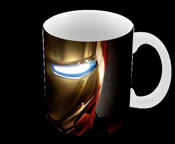 Caneca Polímero Homem de Ferro Personalizada