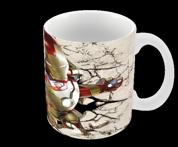 Caneca Polímero Homem de Ferro Personalizada