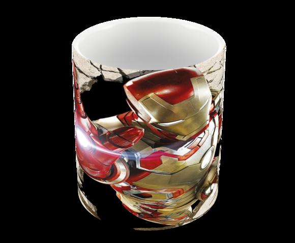 Caneca Polímero Homem de Ferro Personalizada