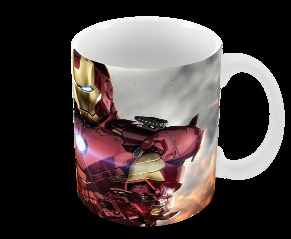 Caneca Polímero Homem de Ferro Personalizada