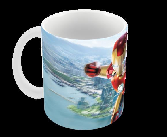 Caneca Polímero Homem de Ferro Personalizada