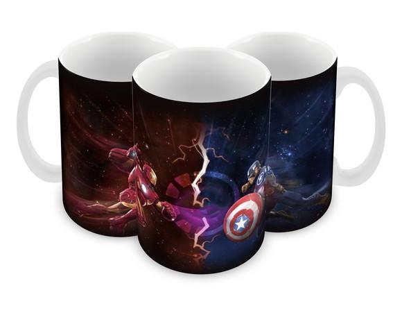 Caneca Polímero Homem de Ferro Personalizada