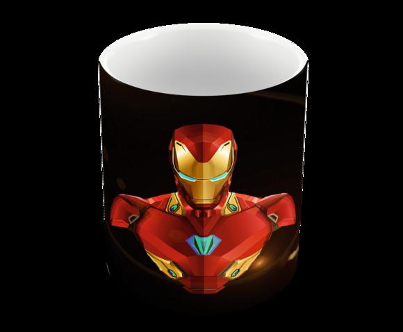 Caneca Polímero Homem de Ferro Personalizada