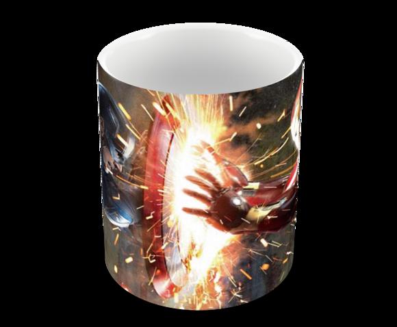 Caneca Polímero Homem de Ferro Personalizada