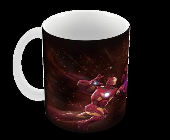 Caneca Polímero Homem de Ferro Personalizada