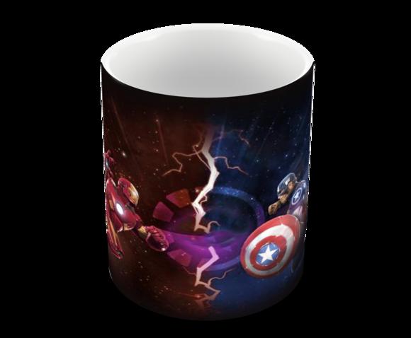 Caneca Polímero Homem de Ferro Personalizada