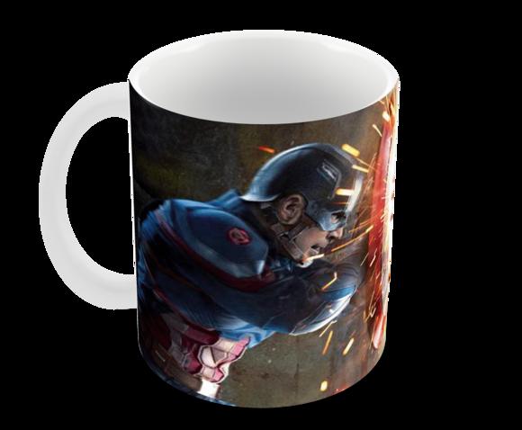 Caneca Polímero Homem de Ferro Personalizada