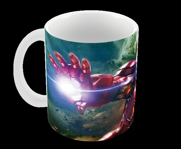 Caneca Polímero Homem de Ferro Personalizada