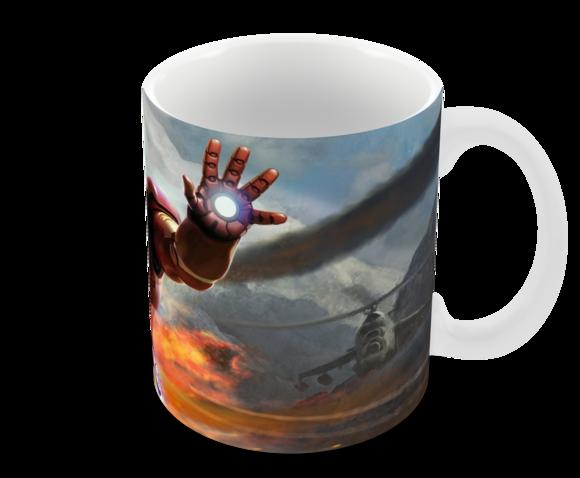 Caneca Polímero Homem de Ferro Personalizada