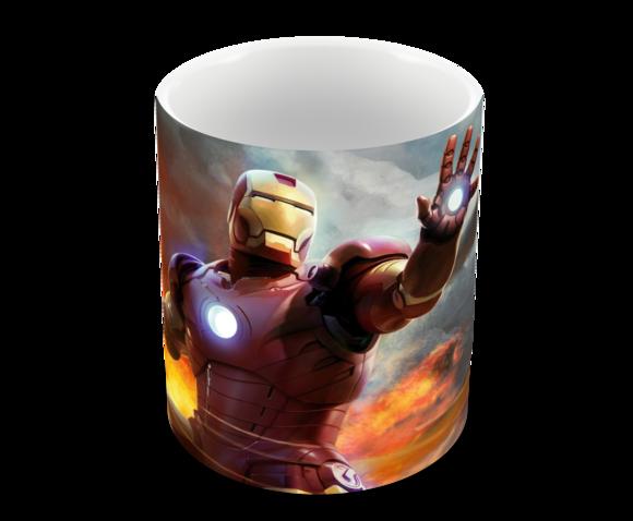Caneca Polímero Homem de Ferro Personalizada