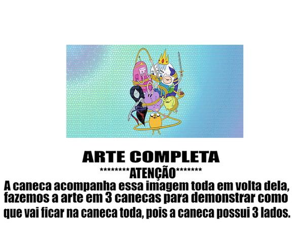 Caneca Polímero Hora de Aventura Personalizada