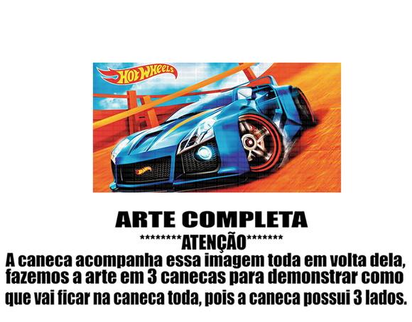 Caneca Polímero Hot Wheels Personalizada