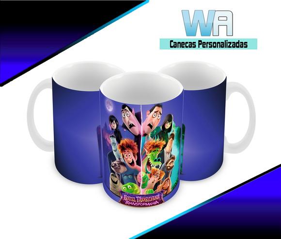 Caneca Polímero Hotel Transilvânia Personalizada