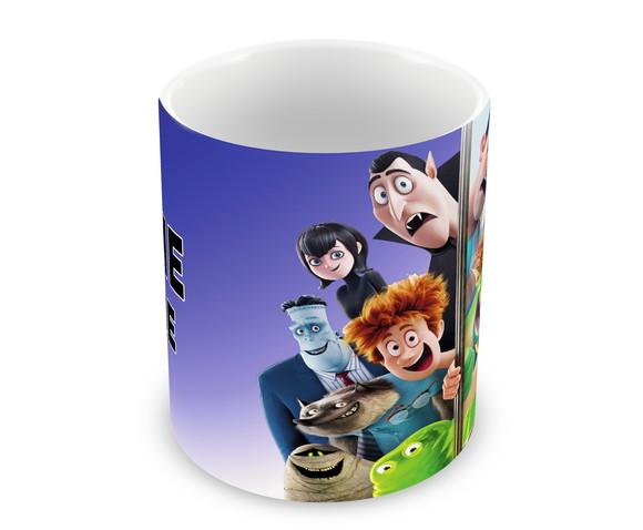 Caneca Polímero Hotel Transilvânia Seu Nome Personalizada