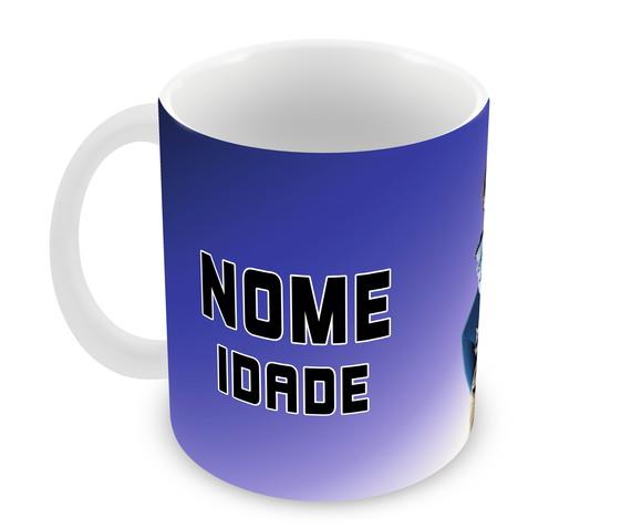Caneca Polímero Hotel Transilvânia Seu Nome Personalizada