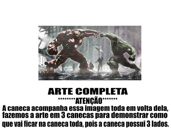 Caneca Polímero Hulk Personalizada